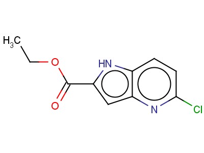ETHYL 5-CHLORO-1H-PYRROLO[3,2-B]PYRIDINE-2-CARBOXYLATE