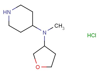 N-methyl-N-(oxolan-3-yl)piperidin-4-amine   hydrochloride