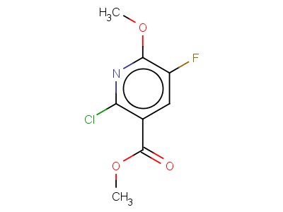 METHYL 2-CHLORO-5-FLUORO-6-METHOXYNICOTINATE