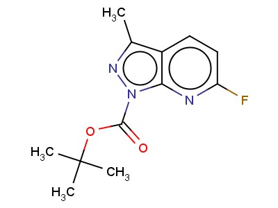 1-BOC-3-METHYL-6-FLUORO-1H-PYRAZOLO[3,4-B]PYRIDINE