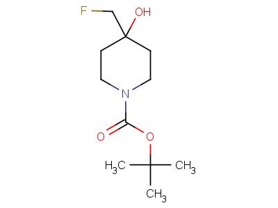 tert-butyl 4-(fluoromethyl)-4-hydroxypiperidine-1-  carboxylate