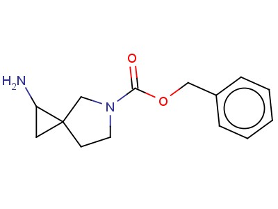 benzyl 1-amino-5-azaspiro[2.4]heptane-5-  carboxylate