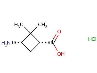 (1R,3S)-3-amino-2,2-dimethylcyclobutane-1-  carboxylic acid hydrochloride