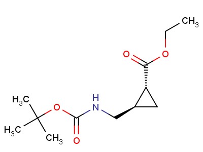 ethyl (1R,2R)-2-({[(tert-  butoxy)carbonyl]amino}methyl)cyclopropane-1-  carboxylate