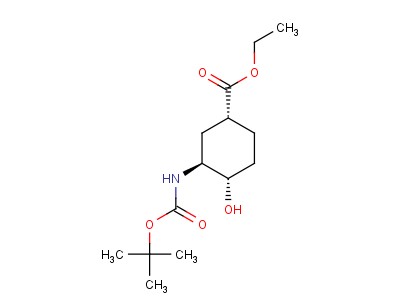 (1R,3S,4S)-ethyl 3-(tert-butoxycarbonylamino)-4-hydroxycyclohexanecarboxylate