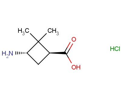 (1S,3S)-3-amino-2,2-dimethylcyclobutanecarboxylic acid hydrochloride