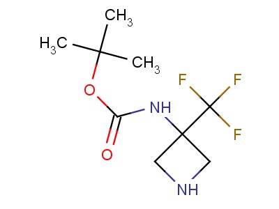 tert-butyl N-[3-(trifluoromethyl)azetidin-3-  yl]carbamate
