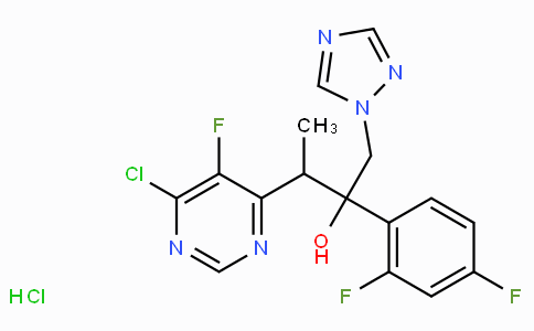 3-(6-Chloro-5-fluoropyrimidin-4-yl)-2-(2,4-difluorophenyl)-1-(1h-1,2,4-triazol-1-yl)butan-2-ol hydrochloride